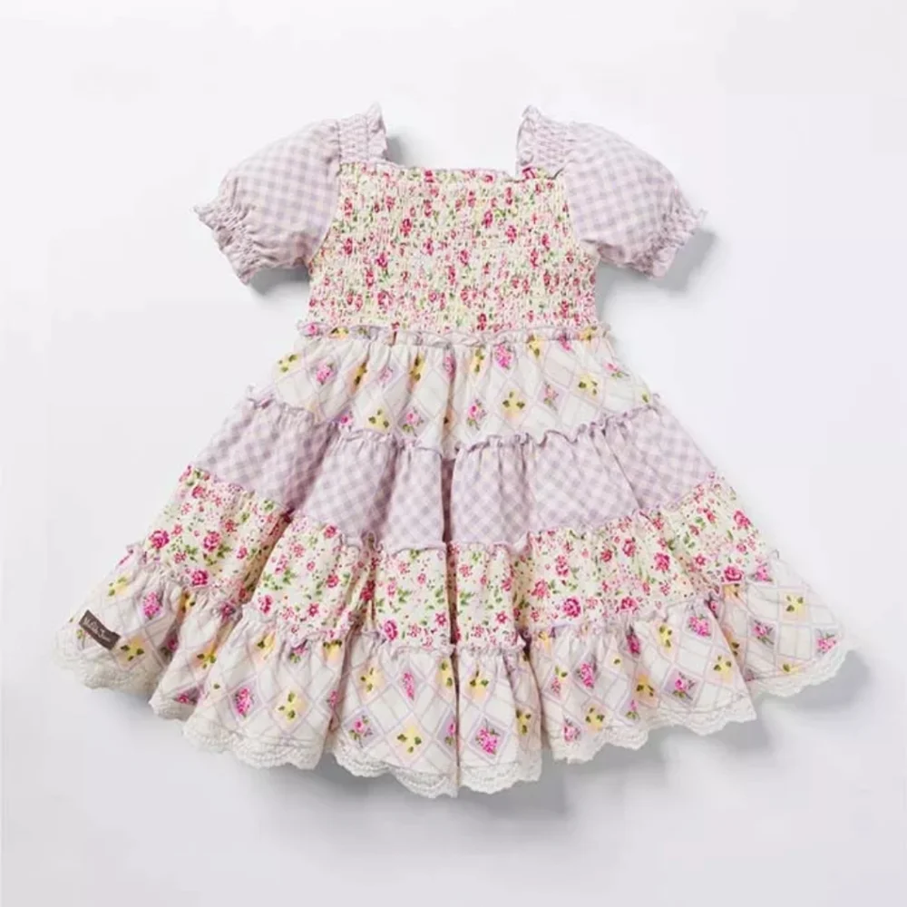 Matilda Jane Pink and White Kids Spring Dress - Picture 3 of 9